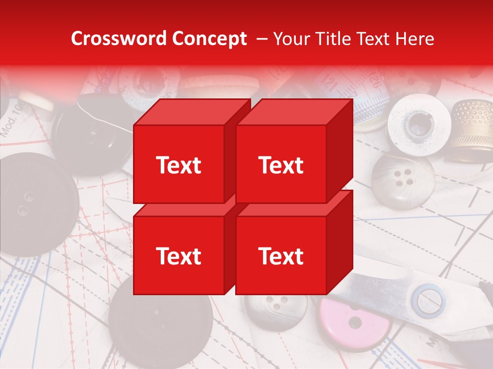 Sew Spool Textile PowerPoint Template