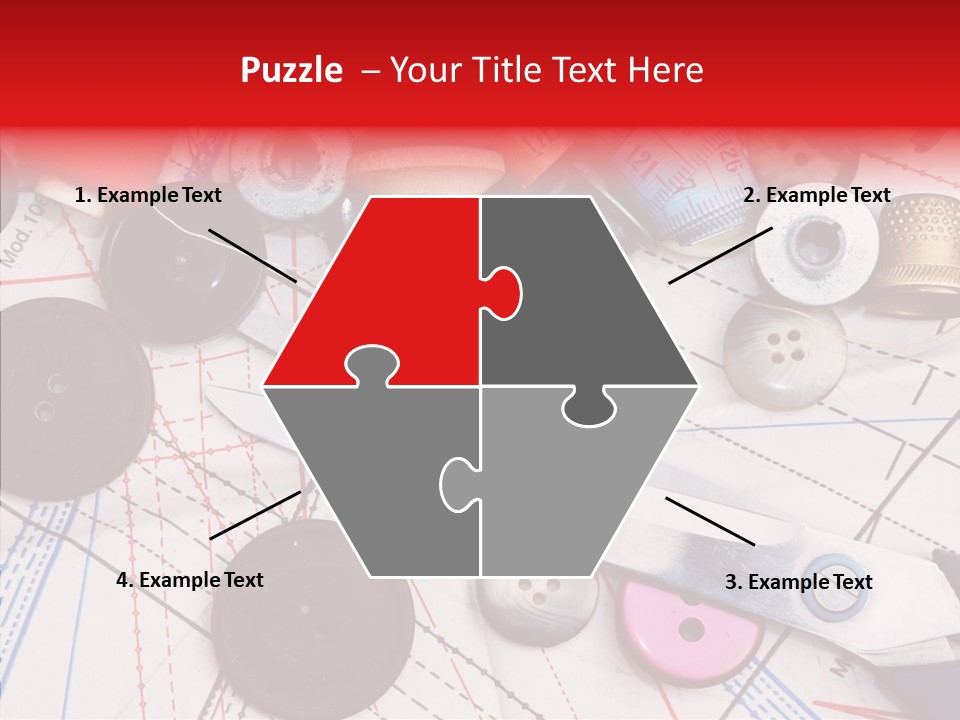 Sew Spool Textile PowerPoint Template