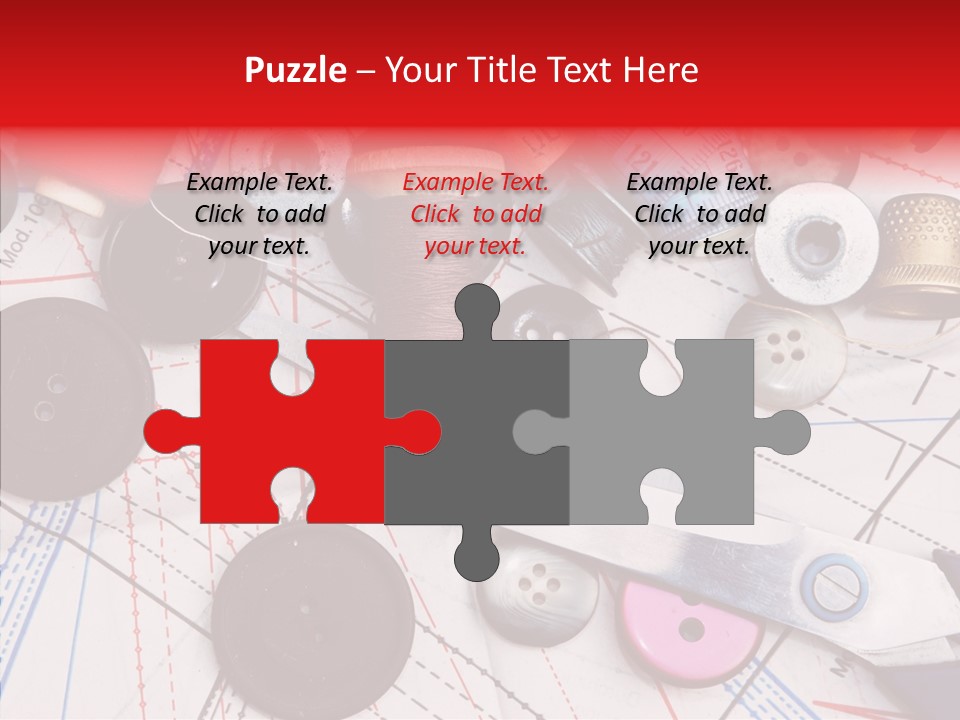 Sew Spool Textile PowerPoint Template