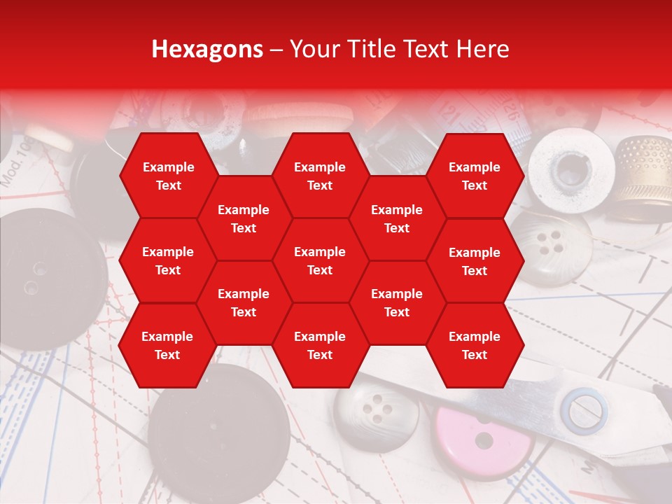 Sew Spool Textile PowerPoint Template