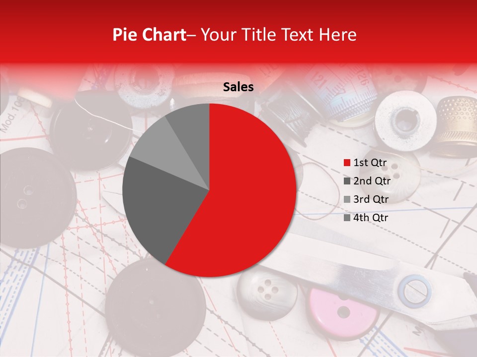 Sew Spool Textile PowerPoint Template