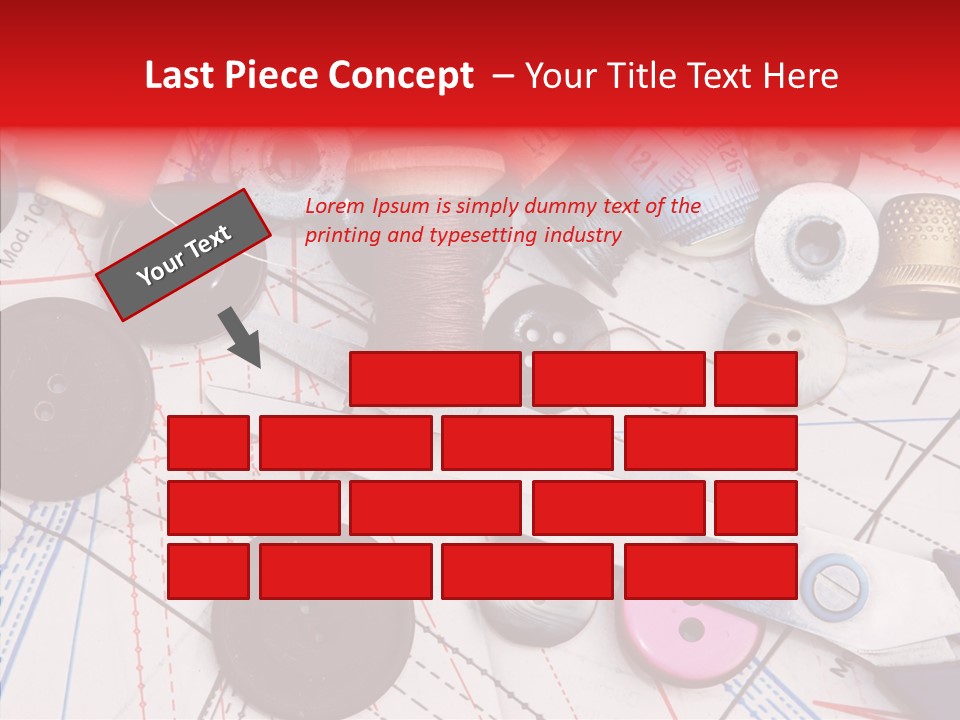 Sew Spool Textile PowerPoint Template