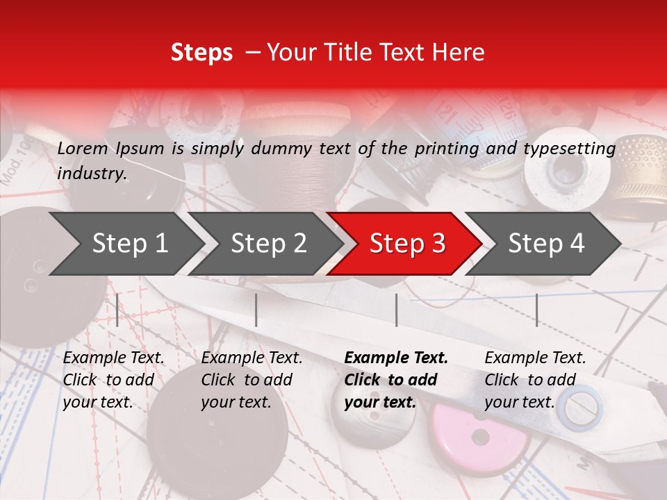 Sew Spool Textile PowerPoint Template