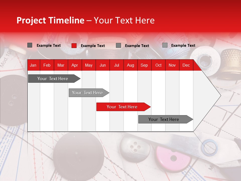 Sew Spool Textile PowerPoint Template