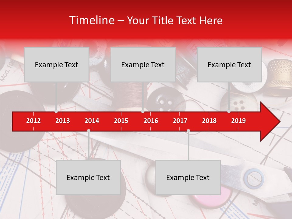 Sew Spool Textile PowerPoint Template
