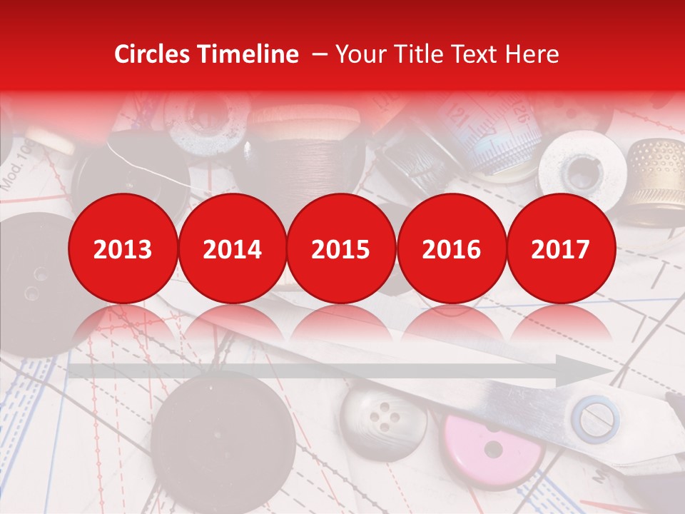 Sew Spool Textile PowerPoint Template