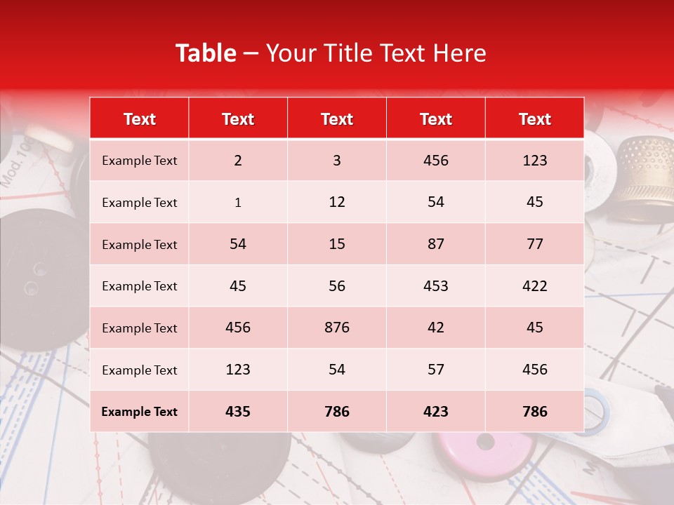 Sew Spool Textile PowerPoint Template