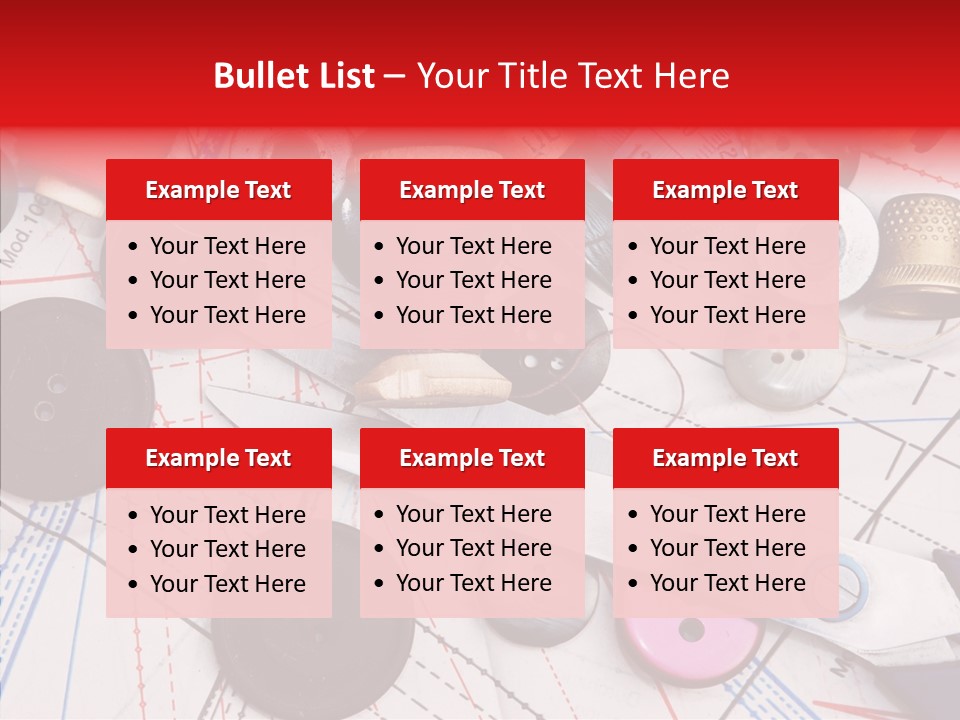 Sew Spool Textile PowerPoint Template