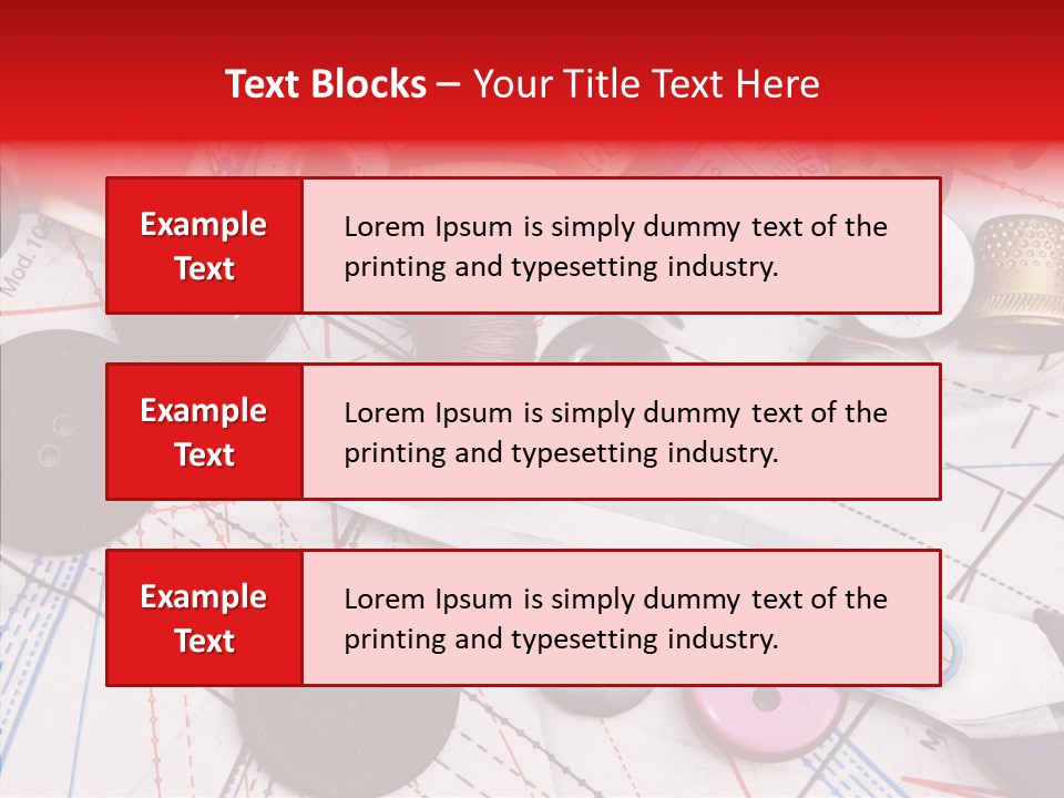 Sew Spool Textile PowerPoint Template