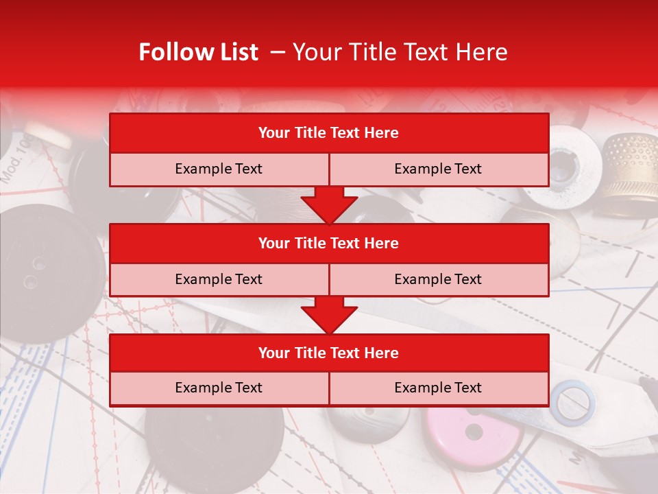 Sew Spool Textile PowerPoint Template