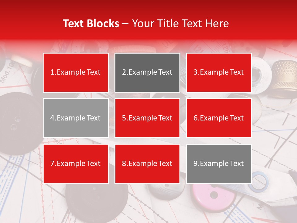 Sew Spool Textile PowerPoint Template