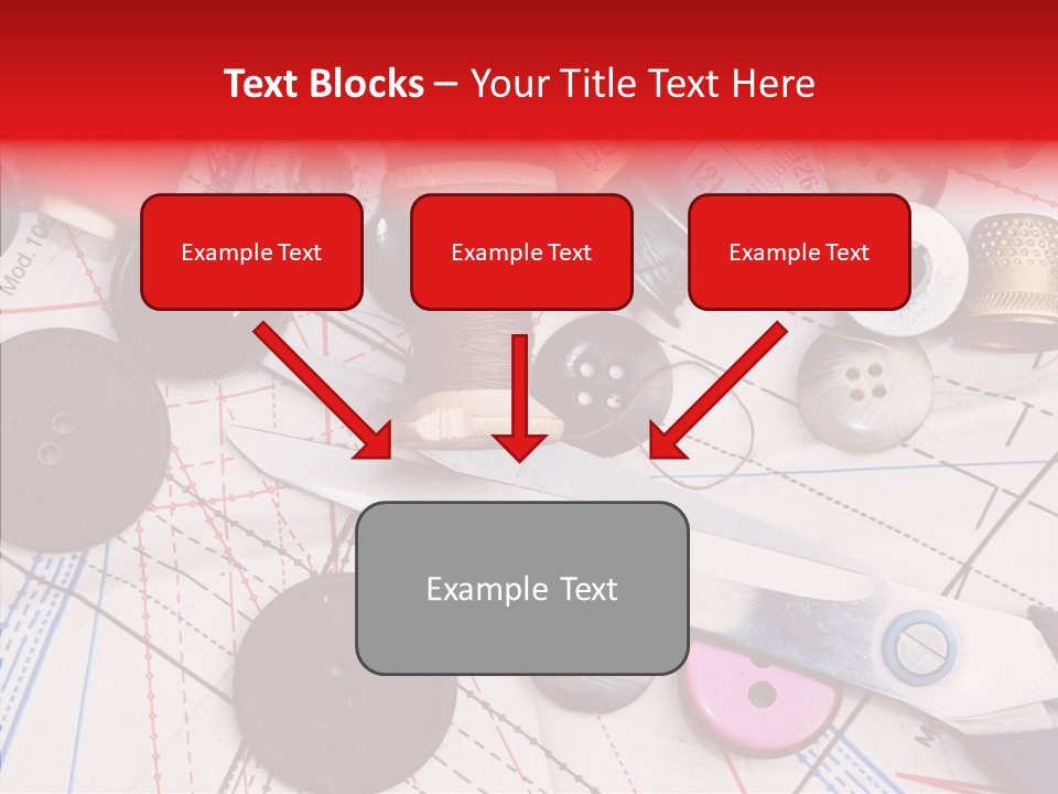 Sew Spool Textile PowerPoint Template