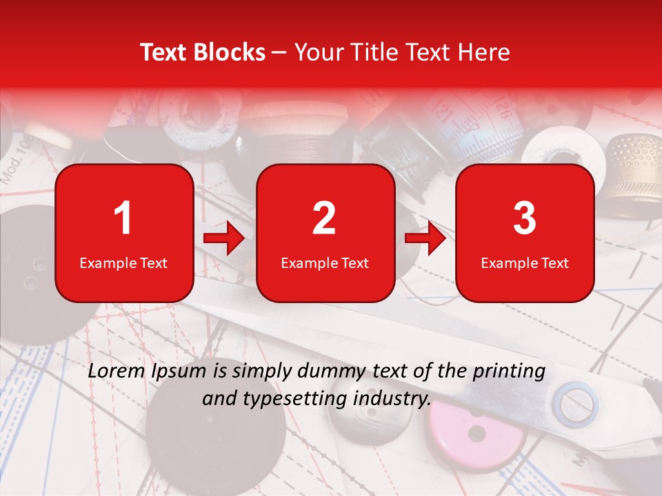 Sew Spool Textile PowerPoint Template