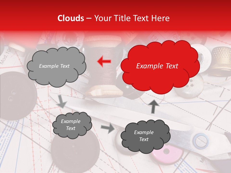 Sew Spool Textile PowerPoint Template