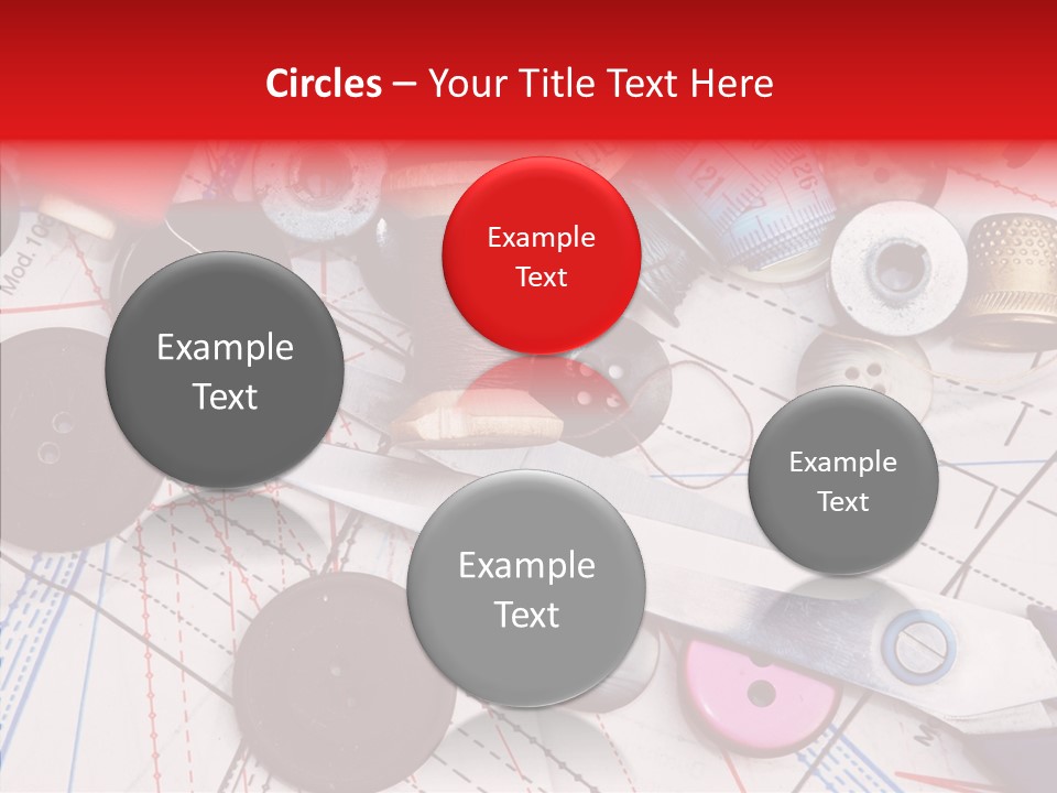 Sew Spool Textile PowerPoint Template