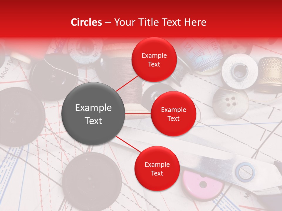 Sew Spool Textile PowerPoint Template