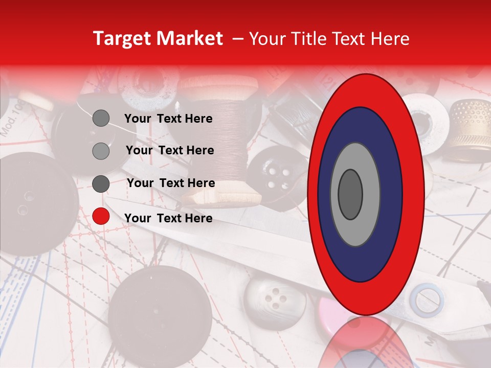 Sew Spool Textile PowerPoint Template