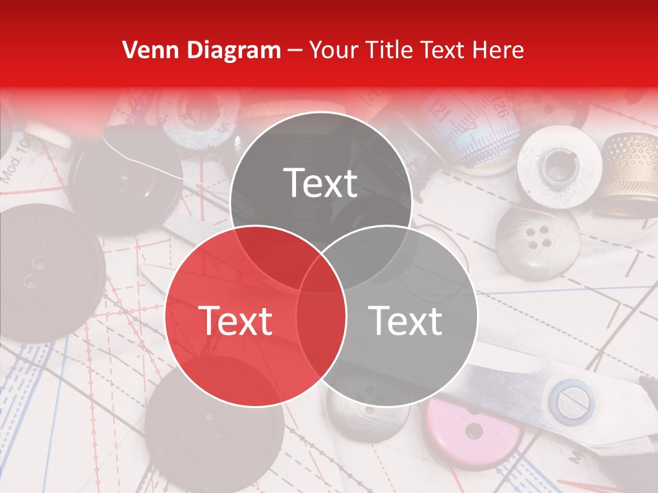 Sew Spool Textile PowerPoint Template