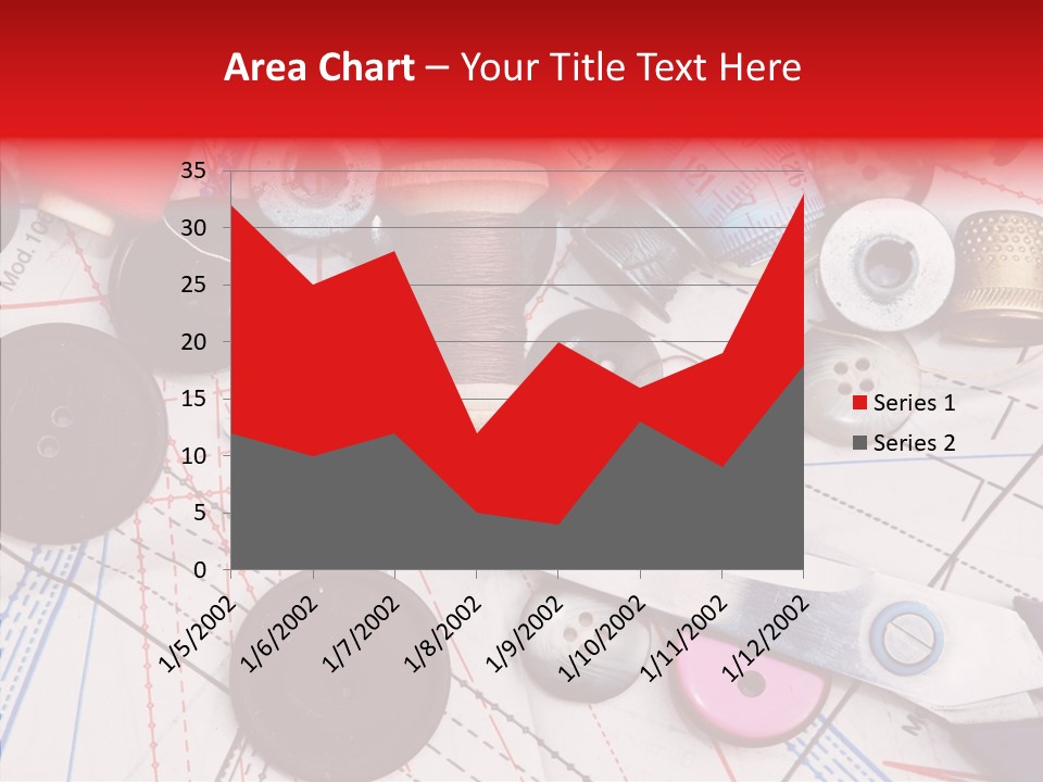 Sew Spool Textile PowerPoint Template