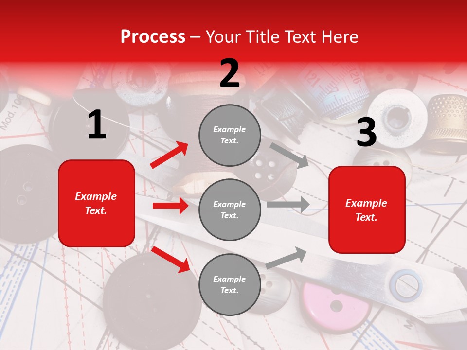 Sew Spool Textile PowerPoint Template