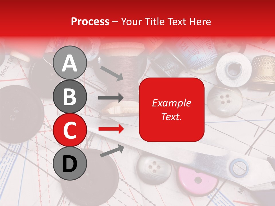 Sew Spool Textile PowerPoint Template