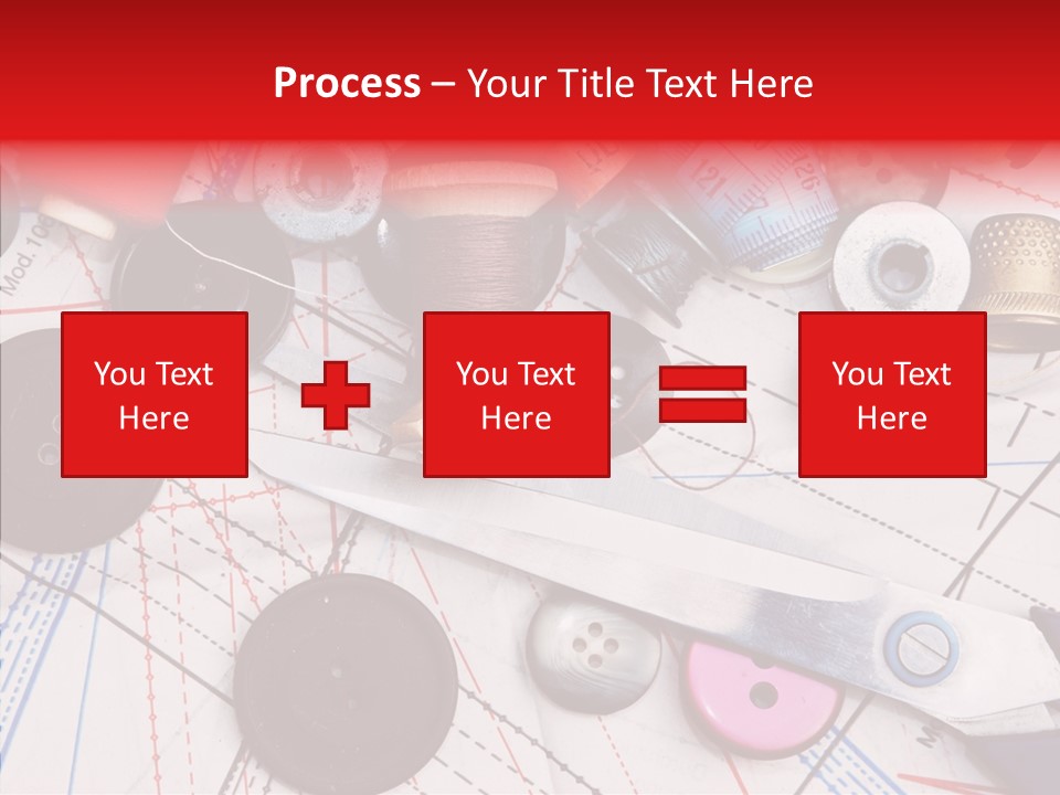 Sew Spool Textile PowerPoint Template