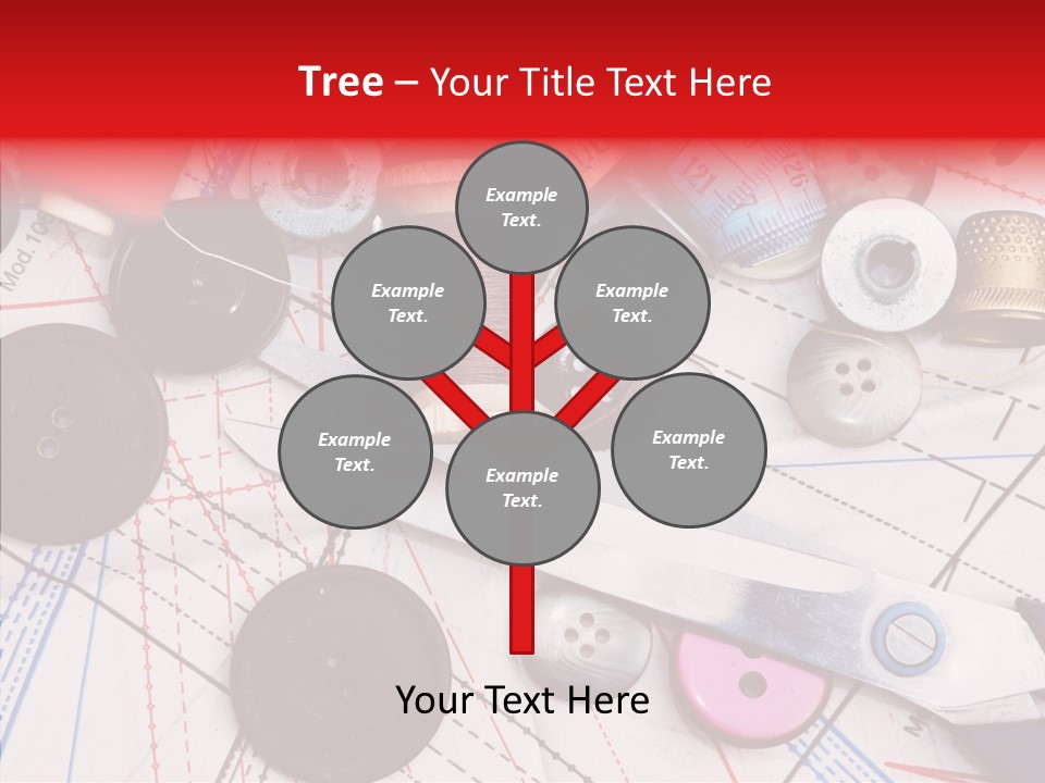 Sew Spool Textile PowerPoint Template