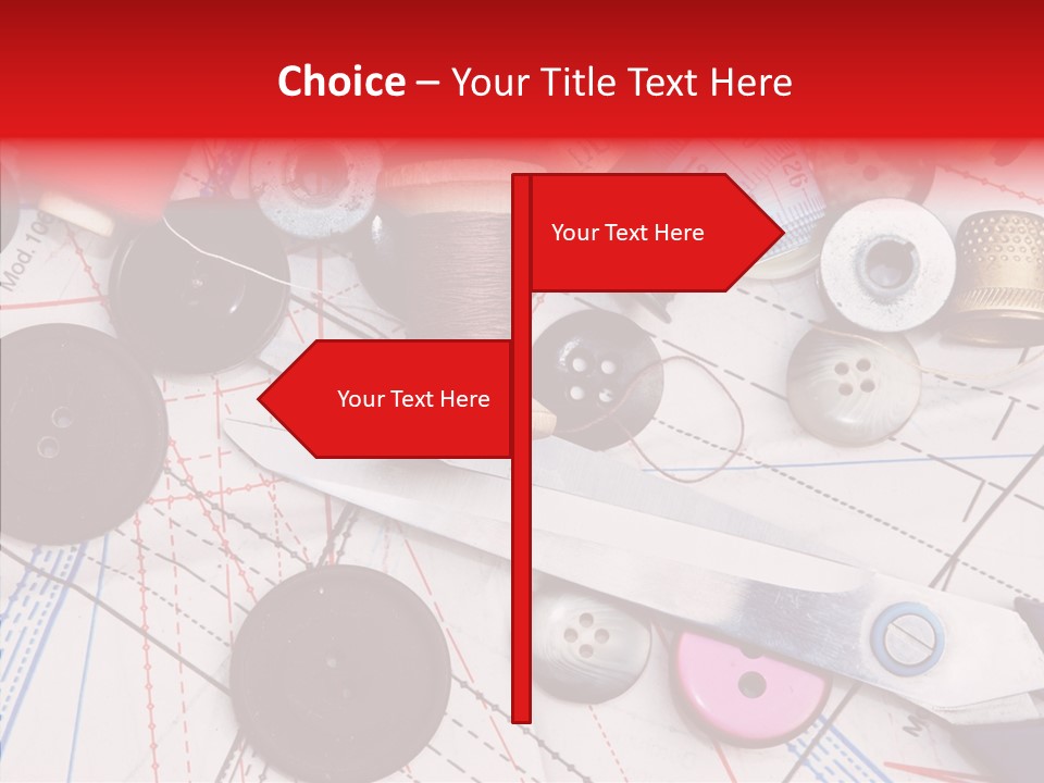 Sew Spool Textile PowerPoint Template