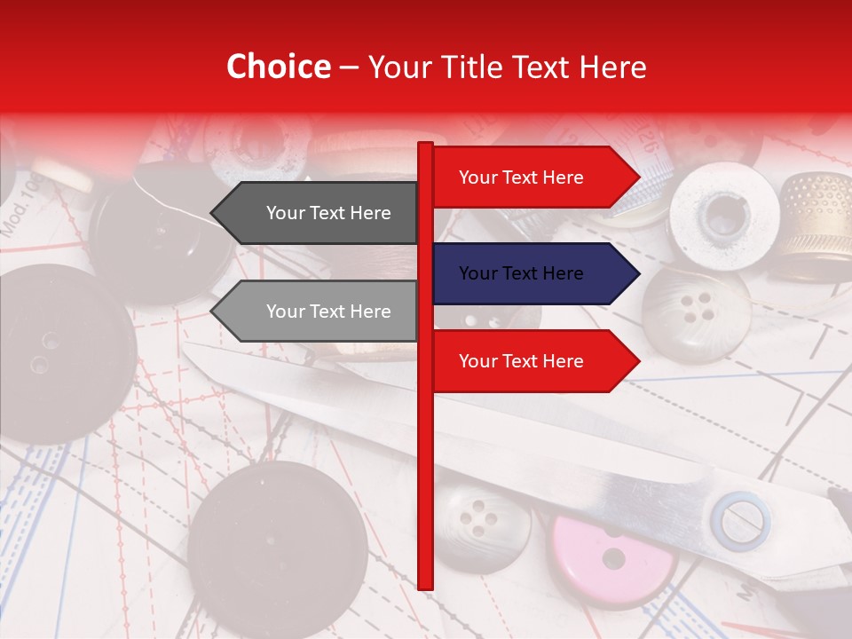 Sew Spool Textile PowerPoint Template