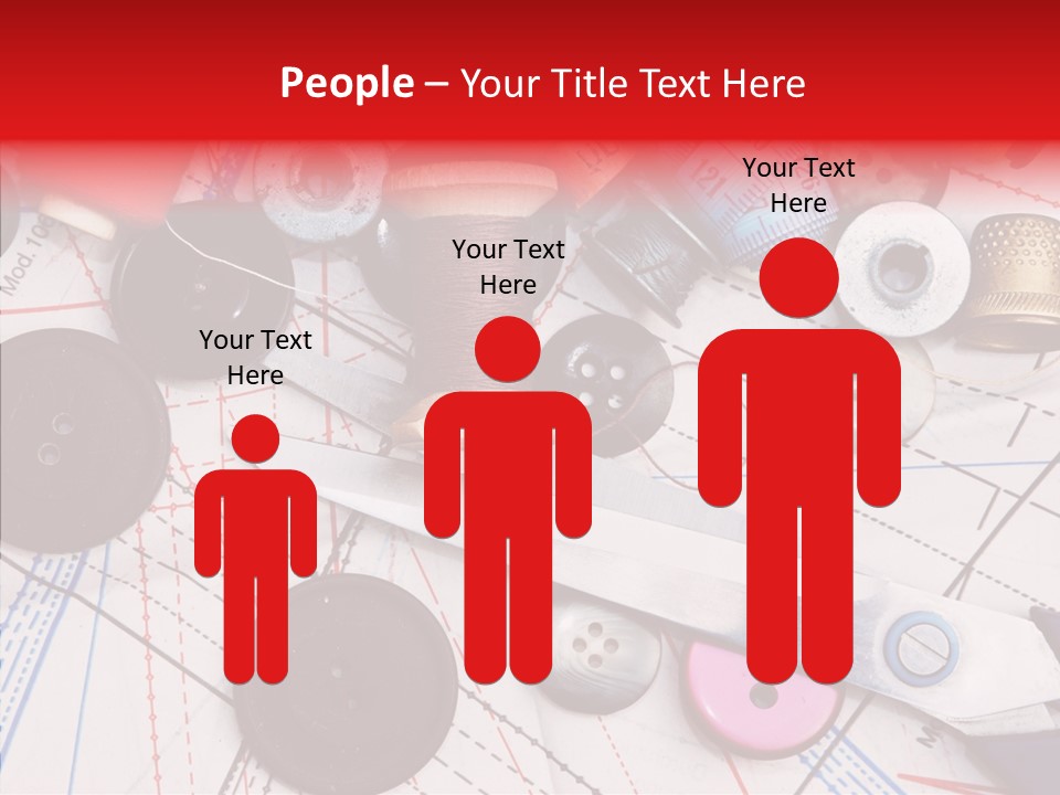 Sew Spool Textile PowerPoint Template