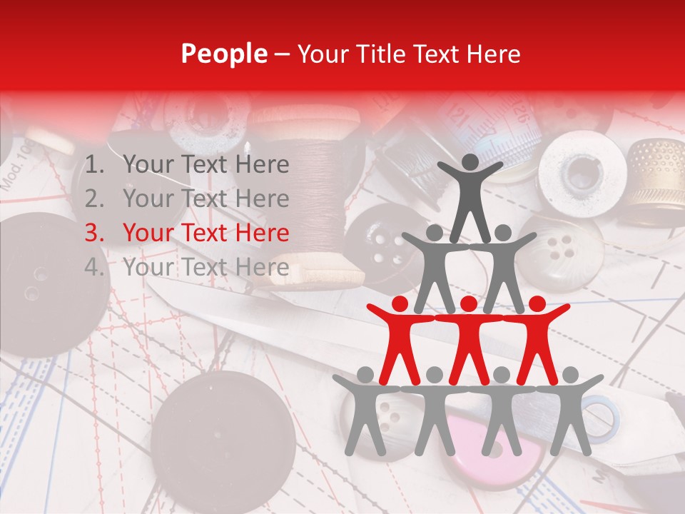 Sew Spool Textile PowerPoint Template