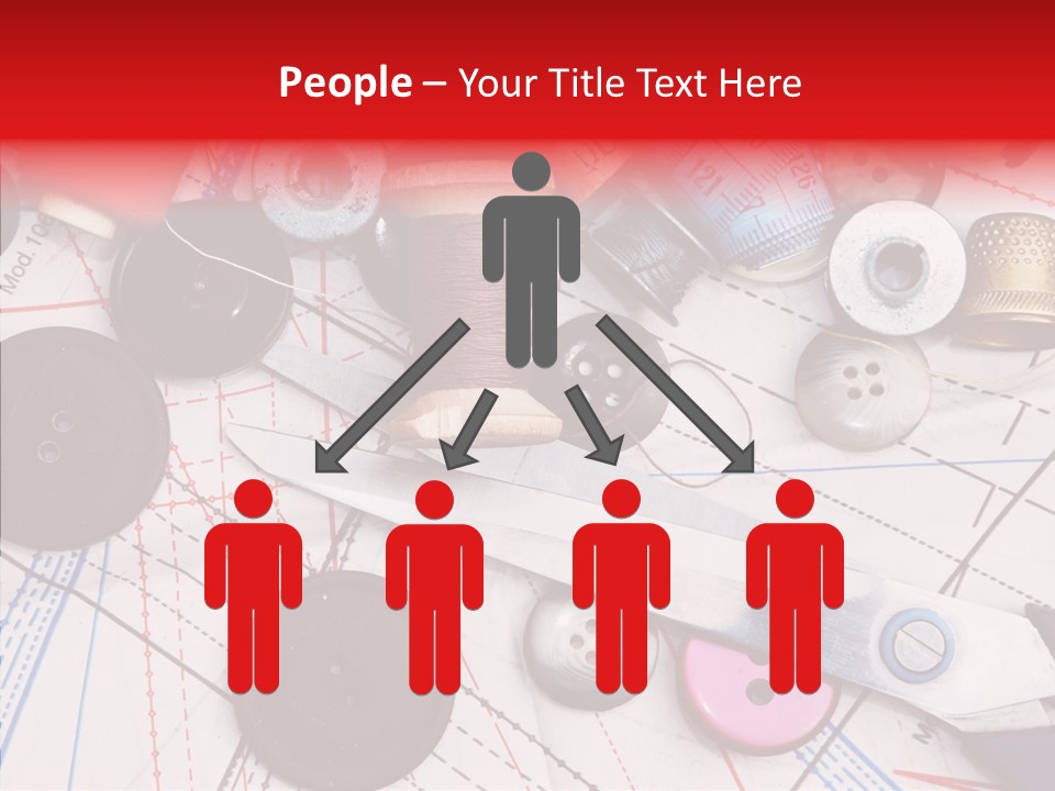 Sew Spool Textile PowerPoint Template