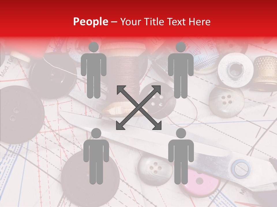 Sew Spool Textile PowerPoint Template