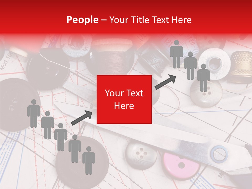 Sew Spool Textile PowerPoint Template