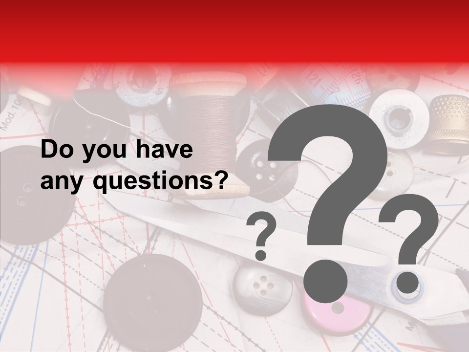 Sew Spool Textile PowerPoint Template