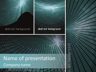 Web Tech Dotted PowerPoint Template