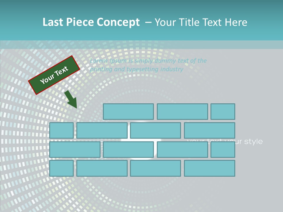 Grid Space Background PowerPoint Template