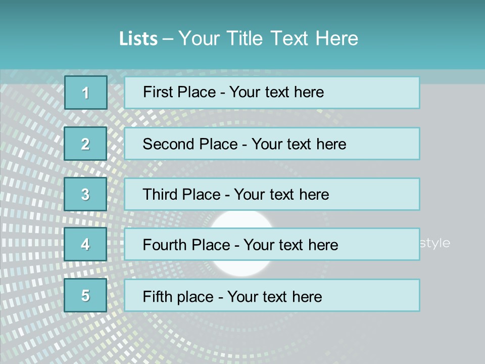 Grid Space Background PowerPoint Template