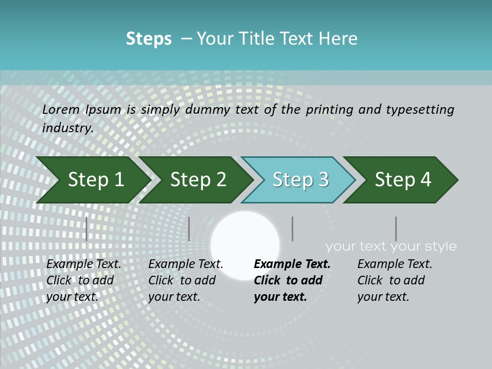 Grid Space Background PowerPoint Template