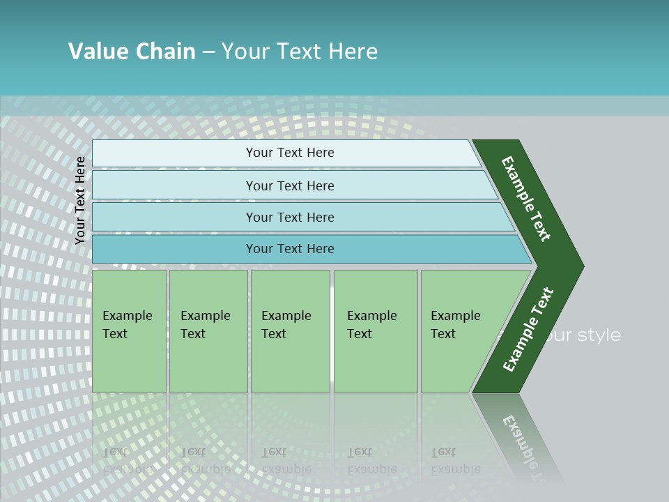 Grid Space Background PowerPoint Template