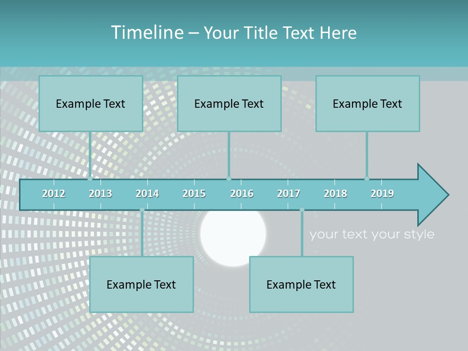 Grid Space Background PowerPoint Template