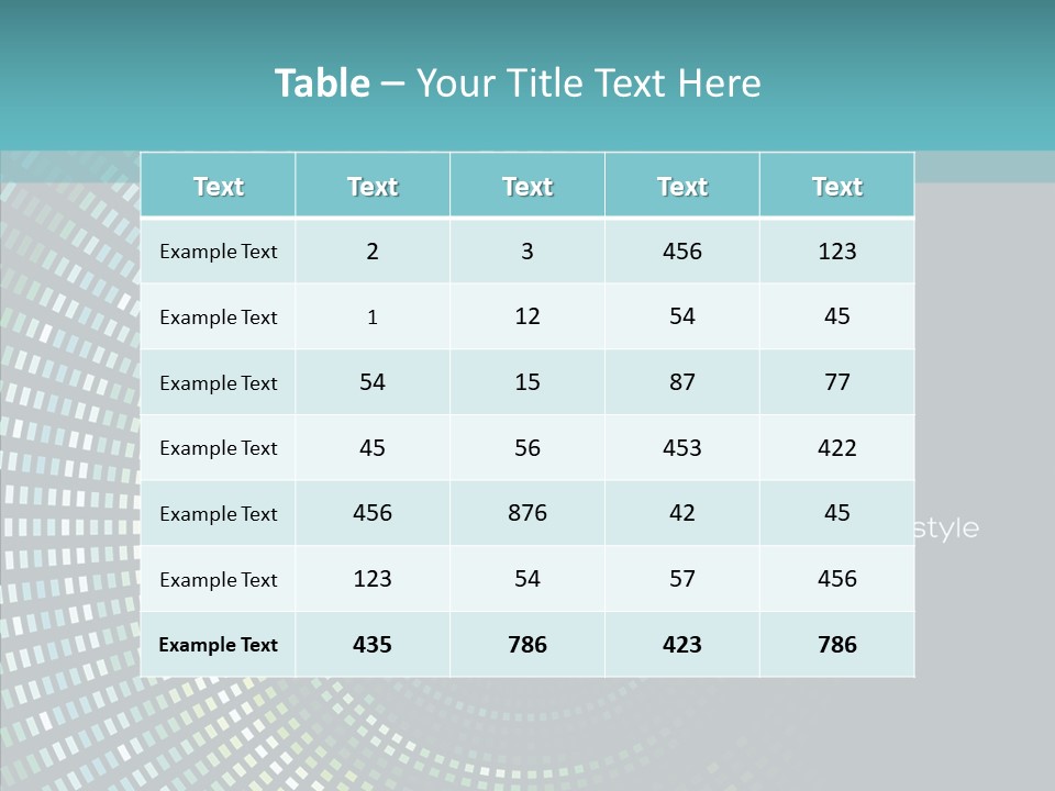 Grid Space Background PowerPoint Template