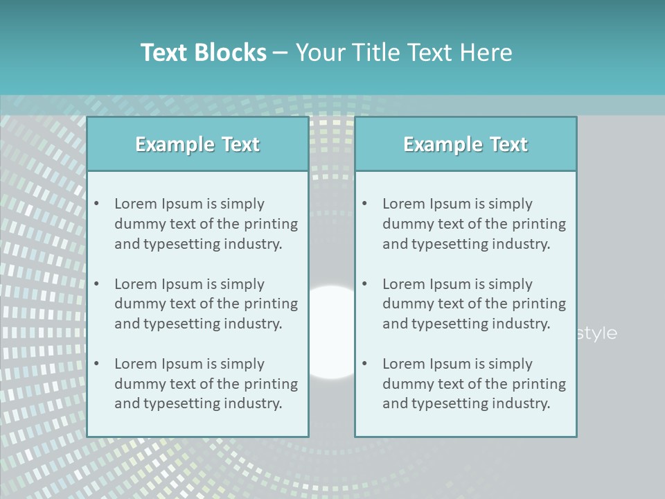 Grid Space Background PowerPoint Template