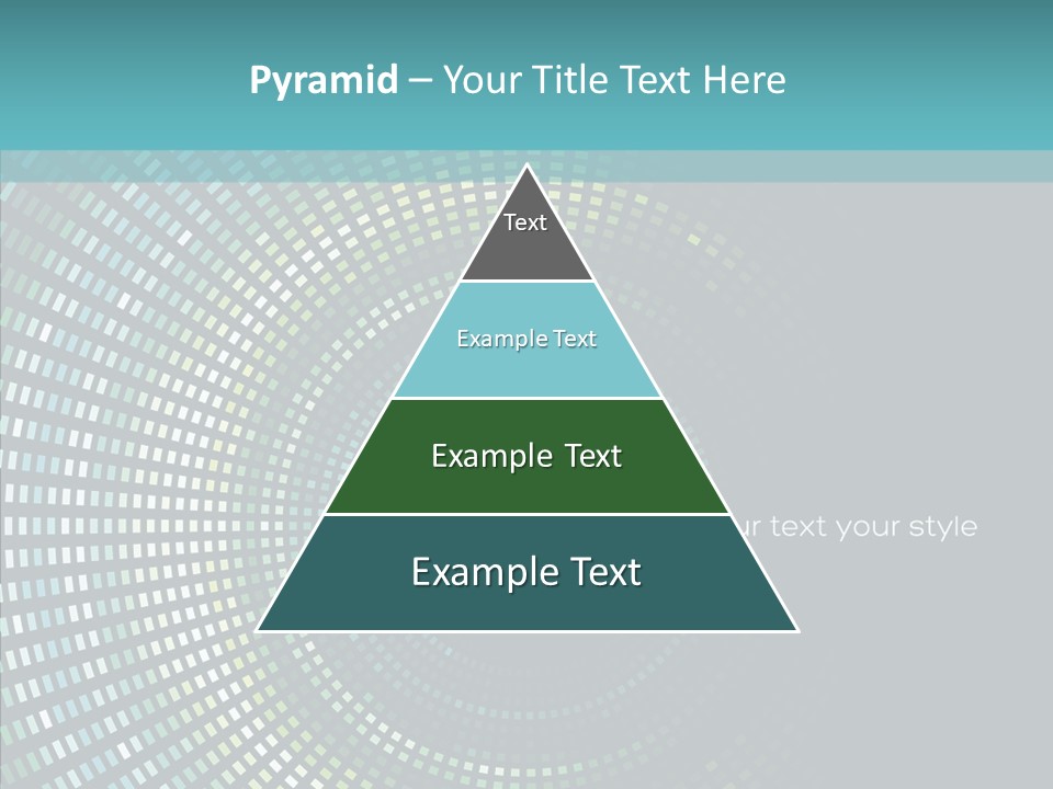 Grid Space Background PowerPoint Template