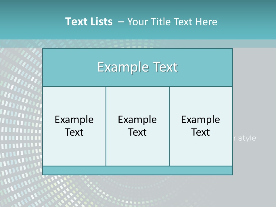 Grid Space Background PowerPoint Template