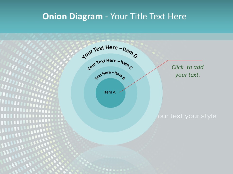 Grid Space Background PowerPoint Template