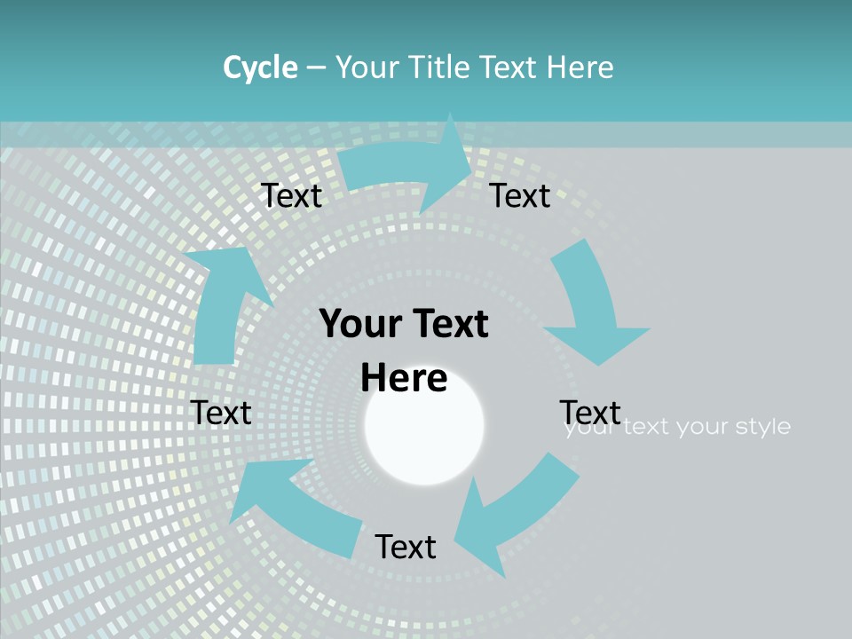 Grid Space Background PowerPoint Template