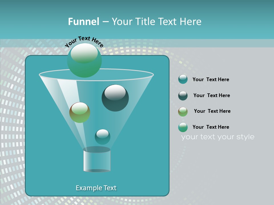 Grid Space Background PowerPoint Template