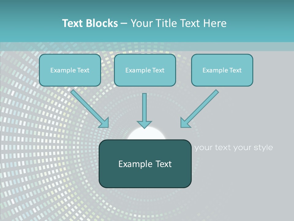 Grid Space Background PowerPoint Template