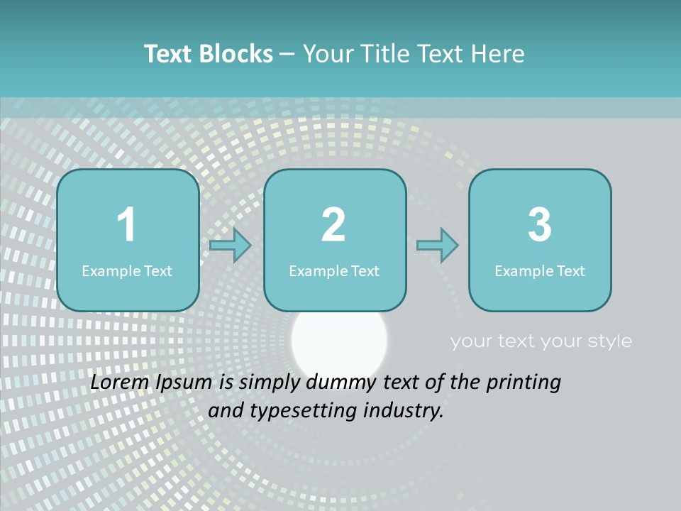 Grid Space Background PowerPoint Template